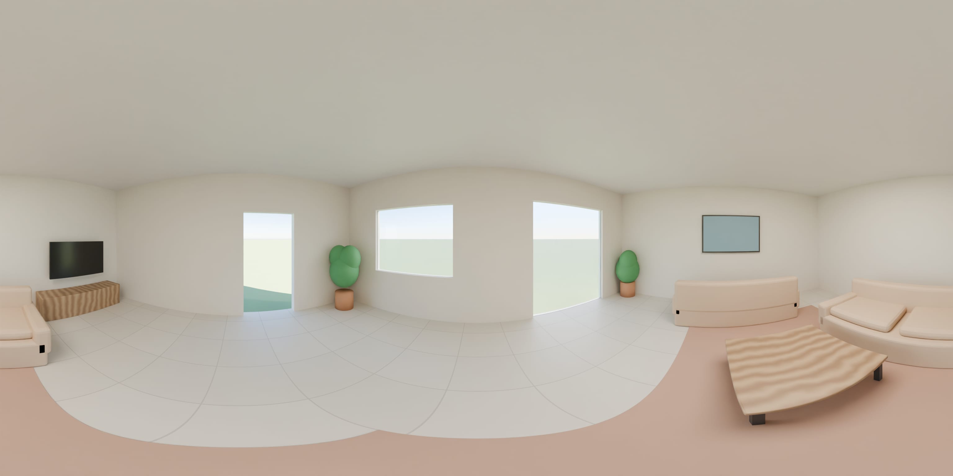 Vista 360 de Sala, desplegada